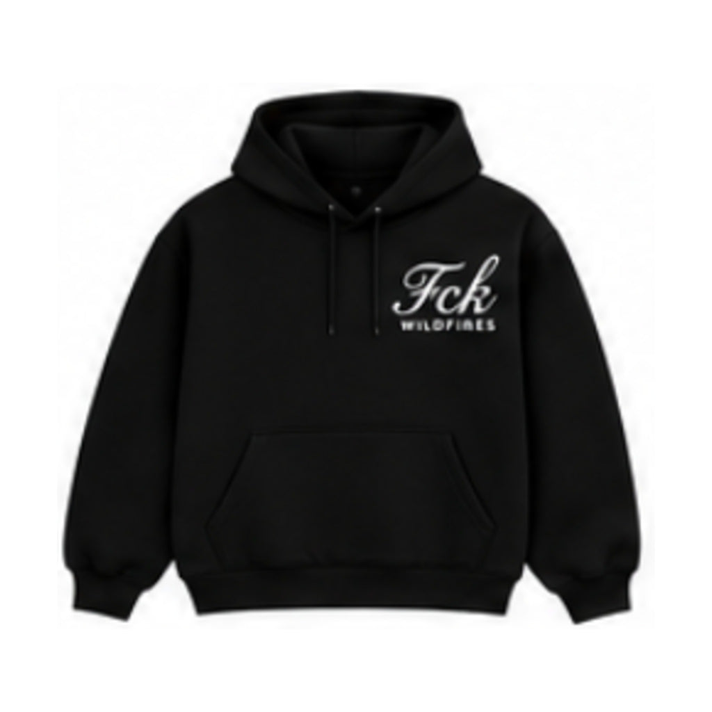 Script Hoodie Black