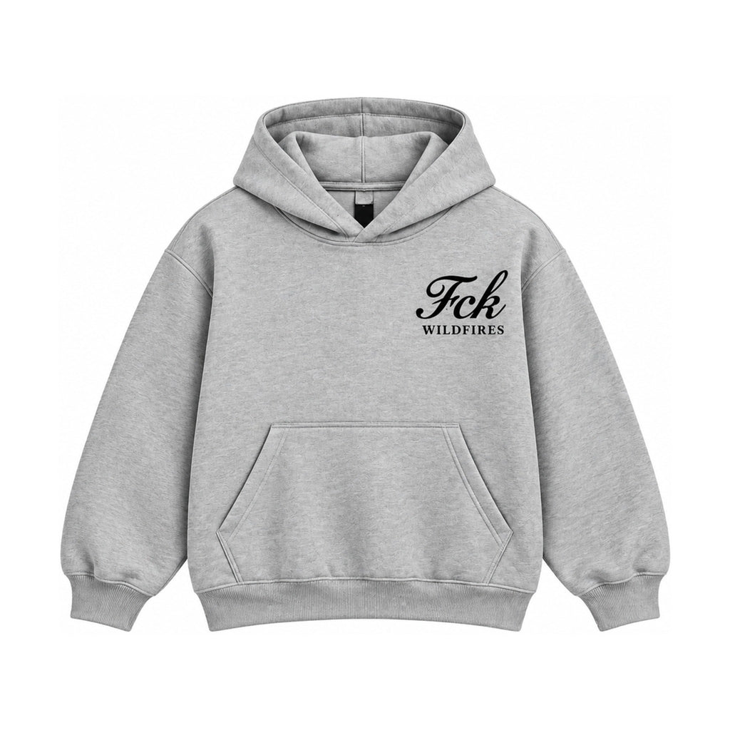 Script Hoodie Grey