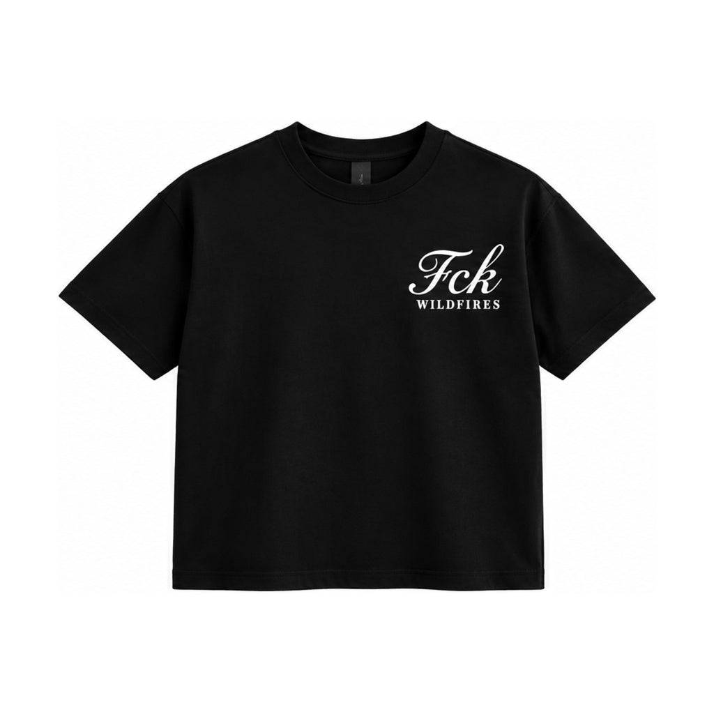 Script Short Sleeve Black