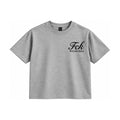 Script Short Sleeve Grey